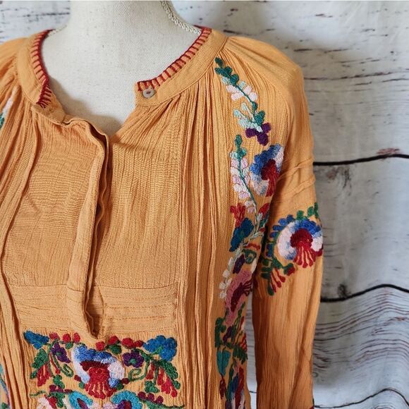 Sundance Fabled Floral Embroidered Tunic Size XS - Picture 5 of 6